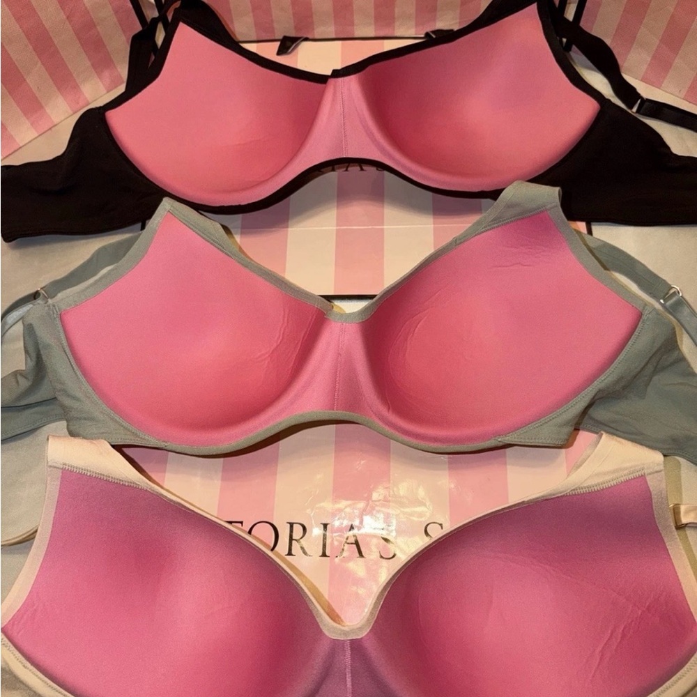 Seamless Everyday T-Shirt Bras - Black, Sage, and Nude - Picture 3 of 3